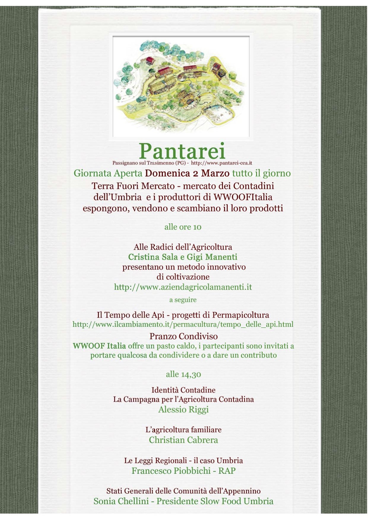 Giornata aperta a Pantarei