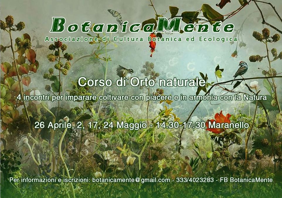 “Orto naturale, coltivare con piacere”.