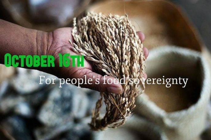 16th October Global Day of Action for Food Sovereignty