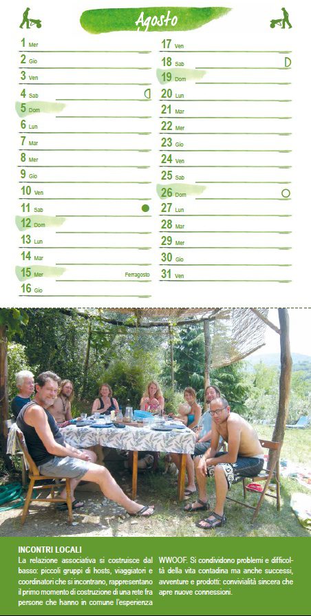 AGOSTO –  Incontri locali