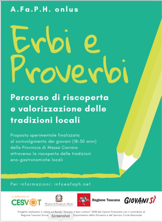Corso gratuito ERBI E PROVERBI