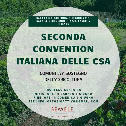 Seconda convention Italiana delle CSA