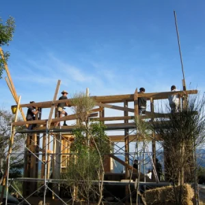 wooden frame