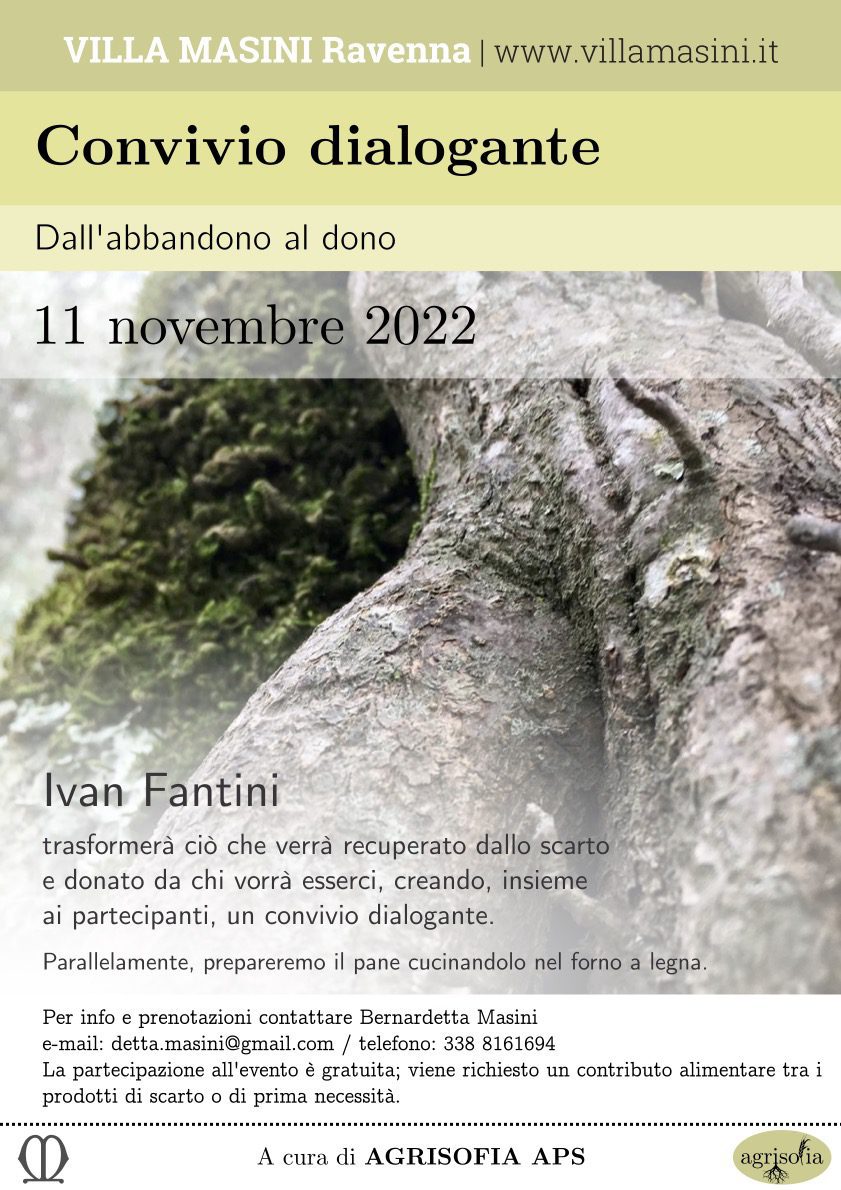 Dall’abbandono al dono – convivio dialogante – 11 Novembre a Villa Masini (RA)