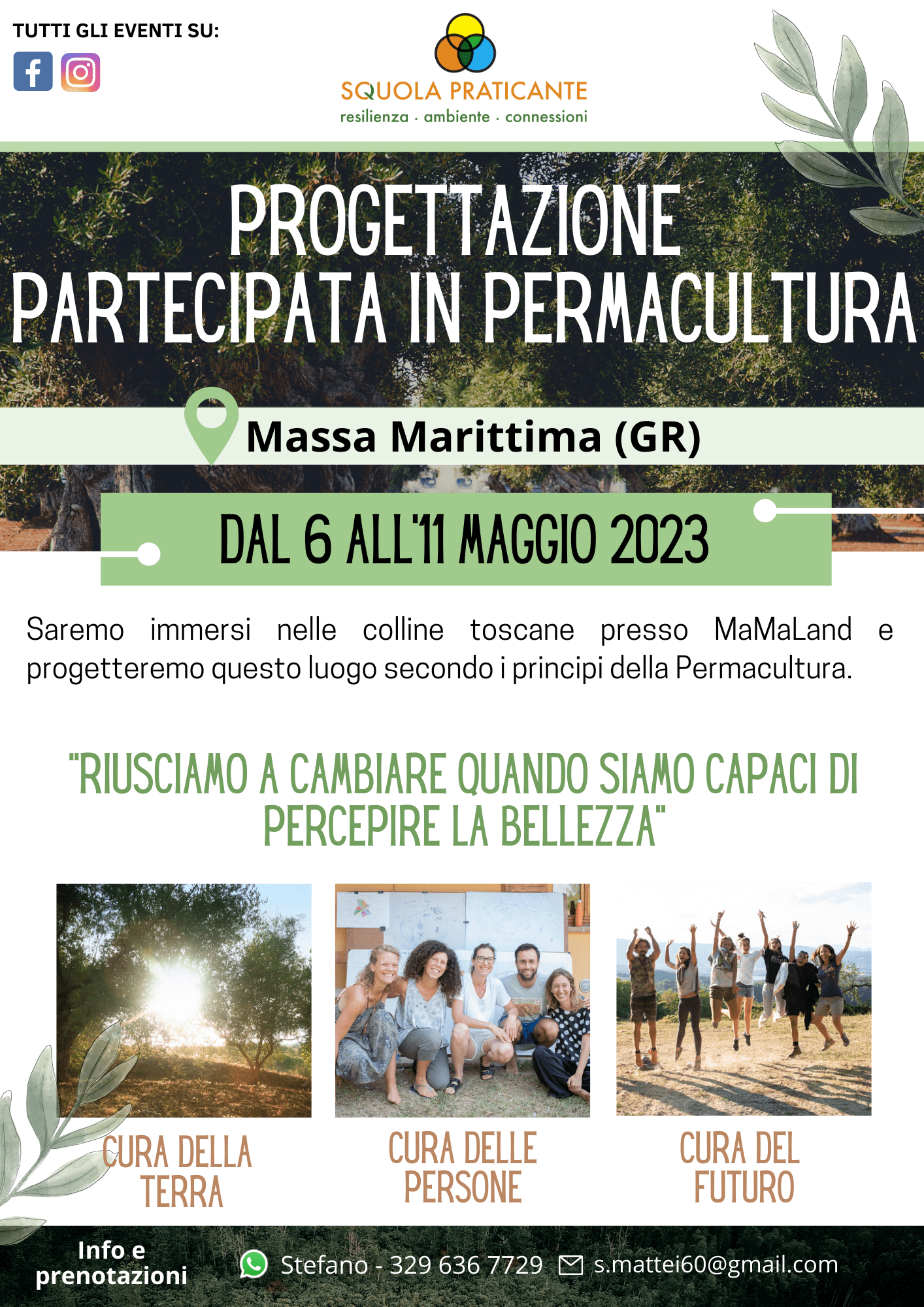 Progettazione partecipata in permacultura: l’evento a Massa Marittima
