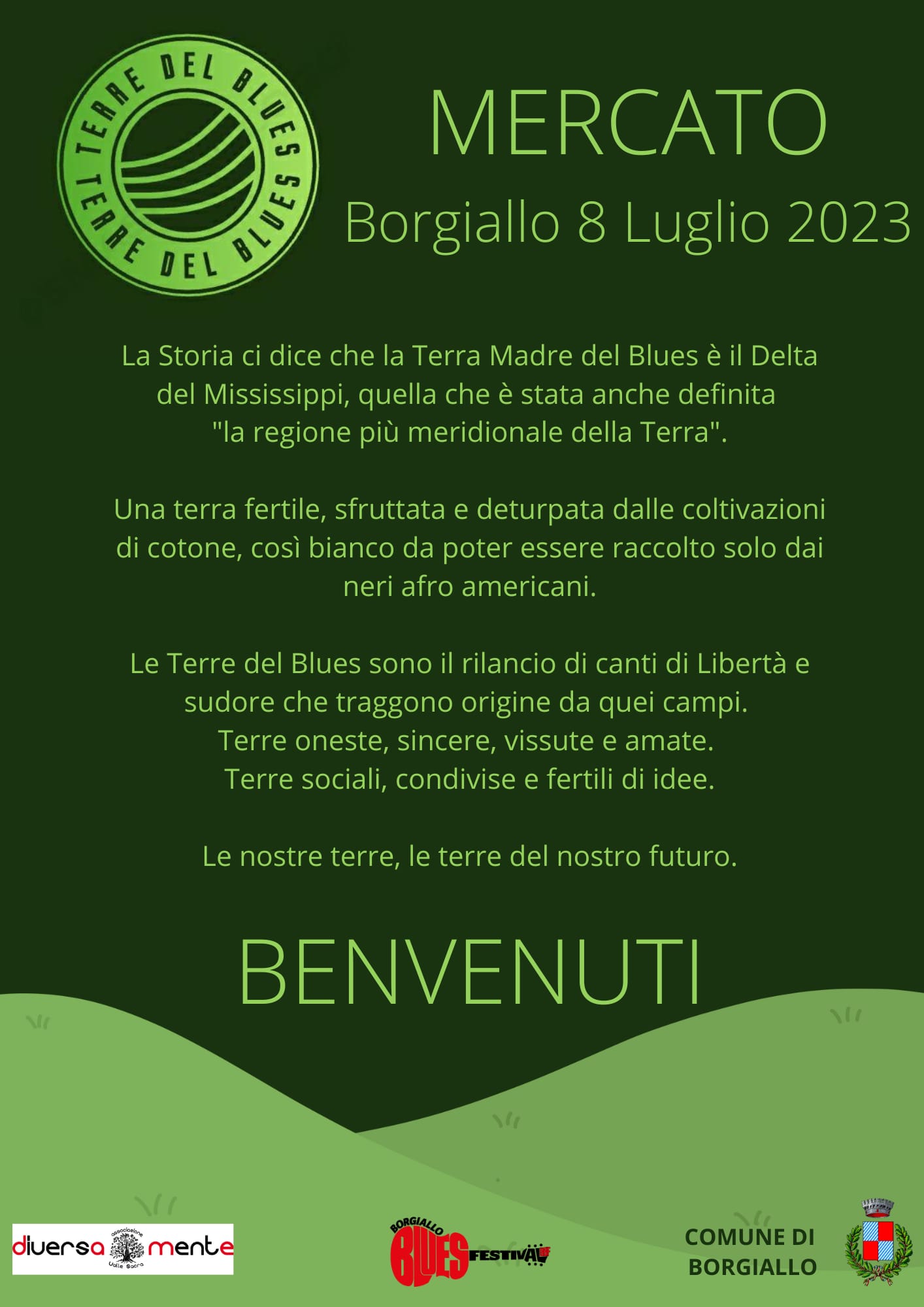 Terre del  Blues – il mercato