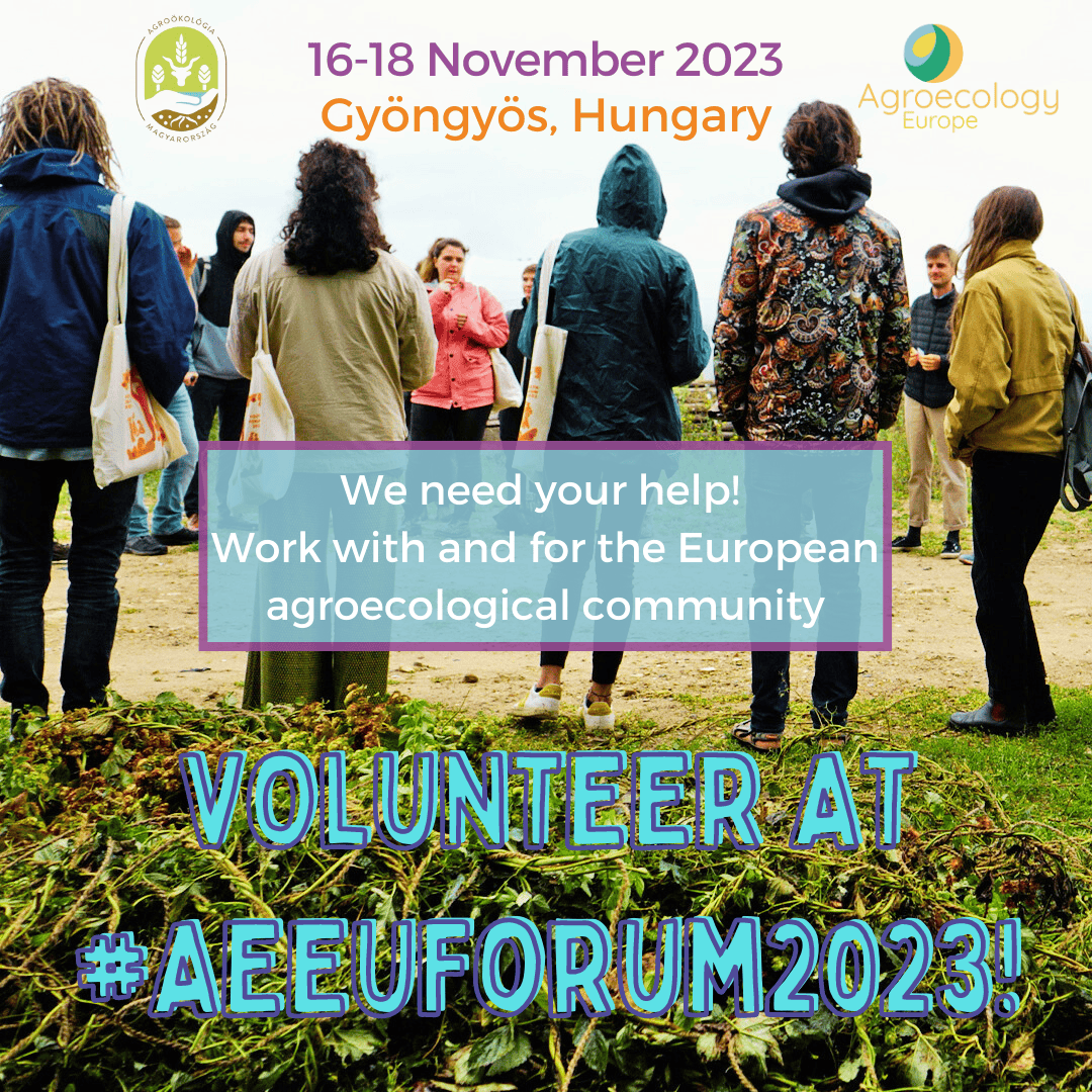 Volunteer at the 2023 Agroecology Europe Forum