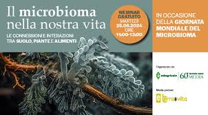 Webinar: The microbiome in our lives. The connections and interactions between soil plants and food